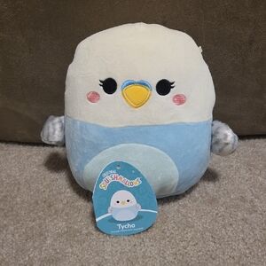 Squishmallows Tycho Blue and White Plush Toy